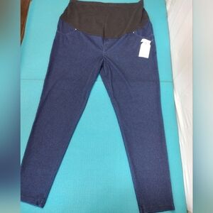 NWT Time And Tru Women’s Maternity Denim Jegging Pants XXL (20 )